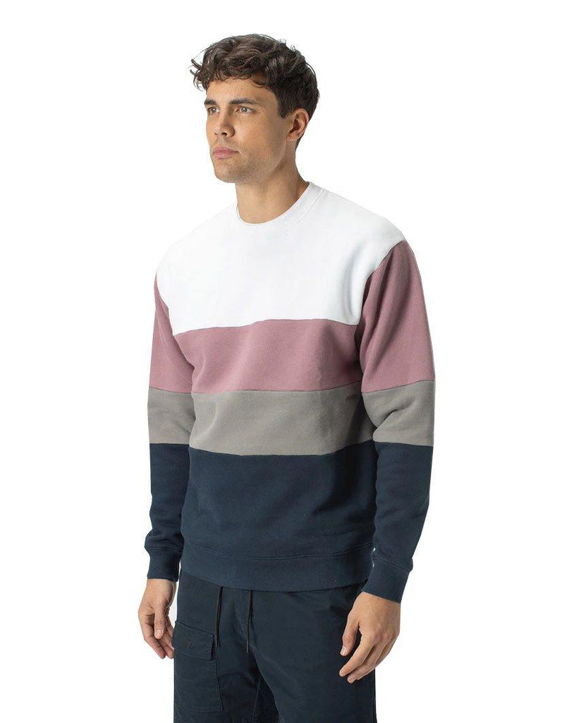 Panel Crew Sweat White Dk Musk data-zoom-image=