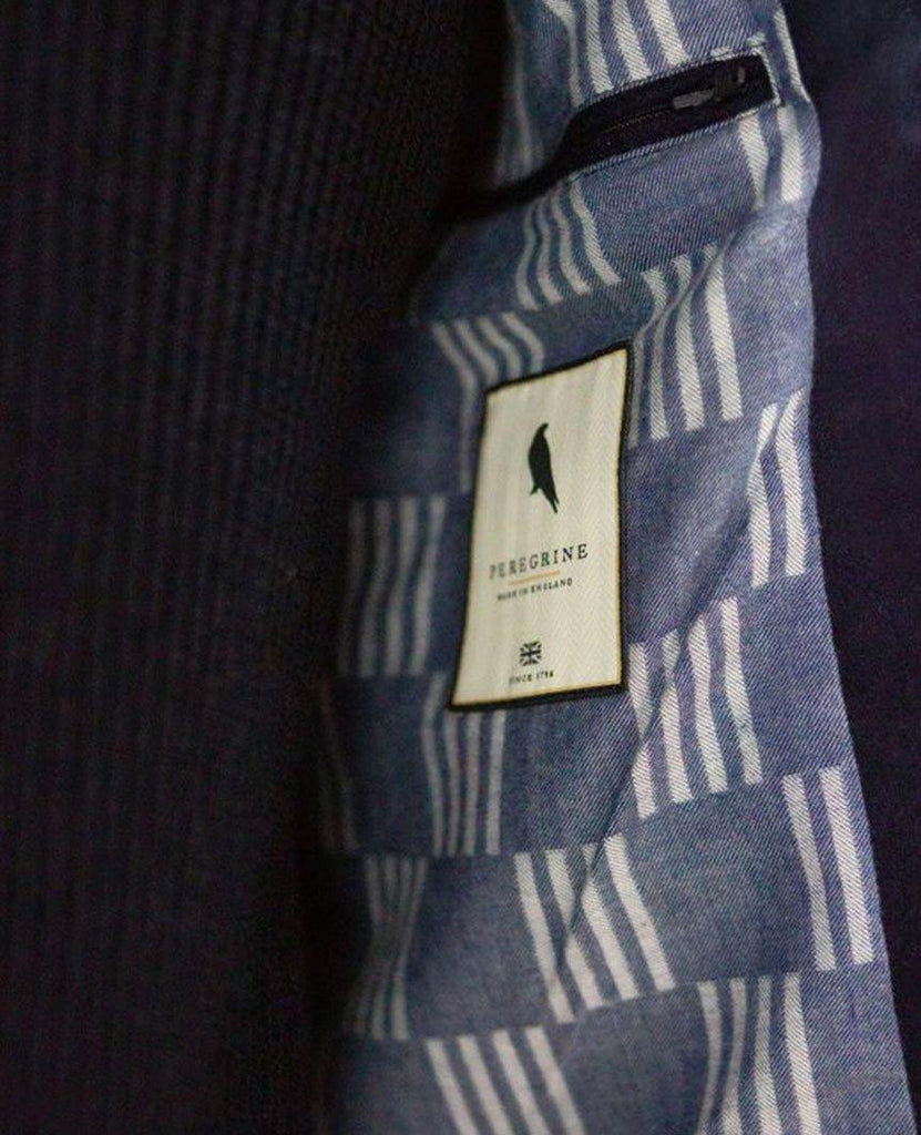 Wilson Wool Shawl Gilet Navy data-zoom-image=