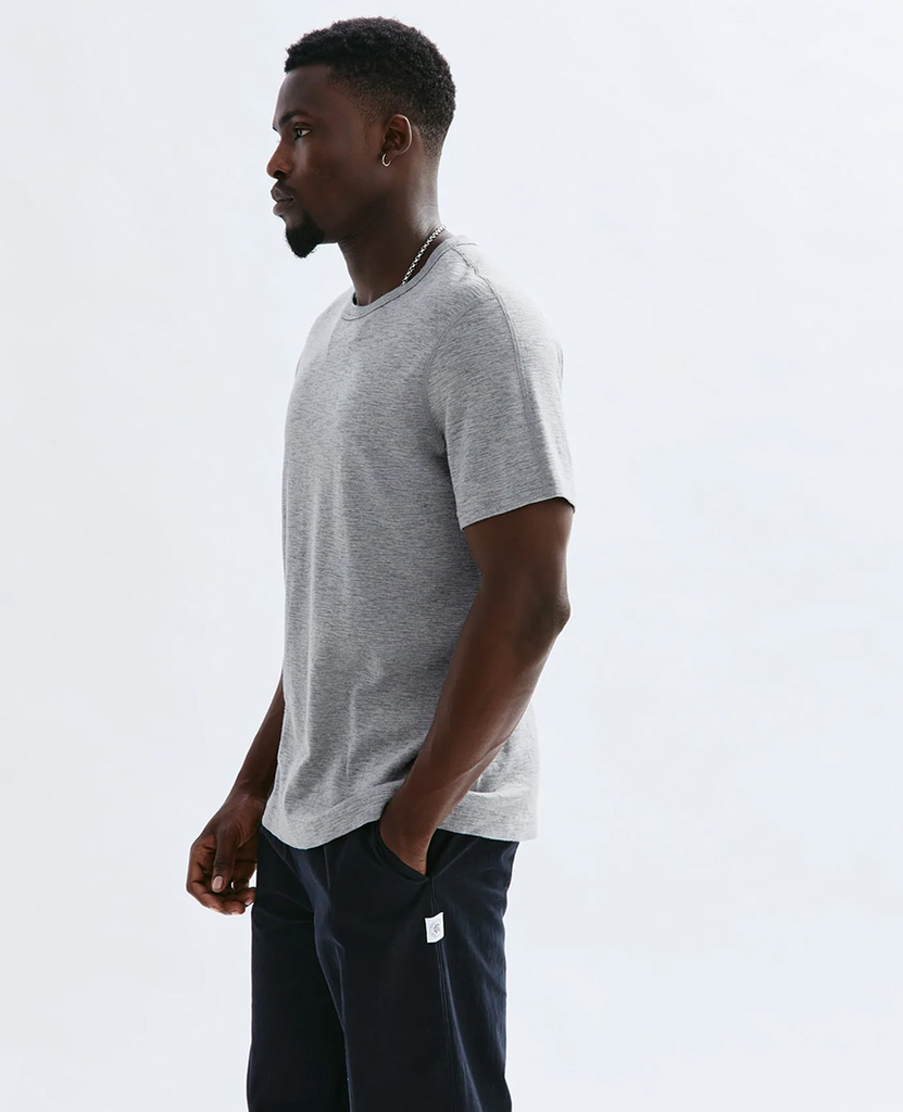 1X1 Slub T-Shirt Heather Grey data-zoom-image=