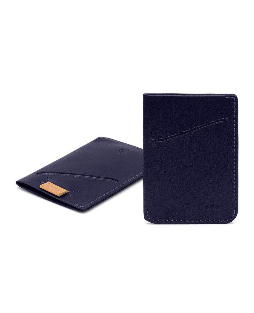 Card Sleeve Wallet Navy data-zoom-image=