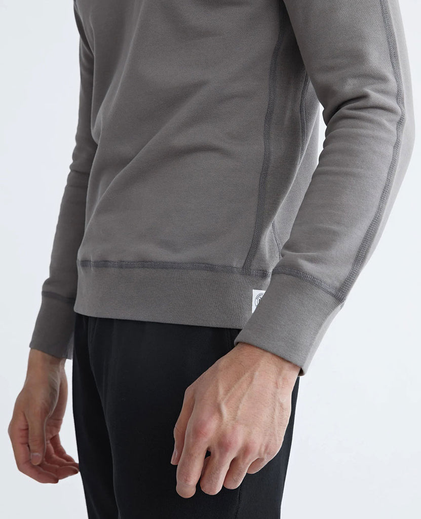 Lightweight Terry Crewneck Quarry data-zoom-image=