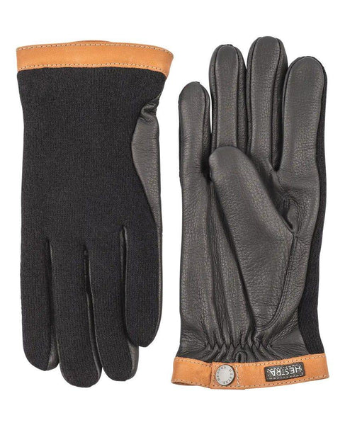Deerskin Wool Tricot Black