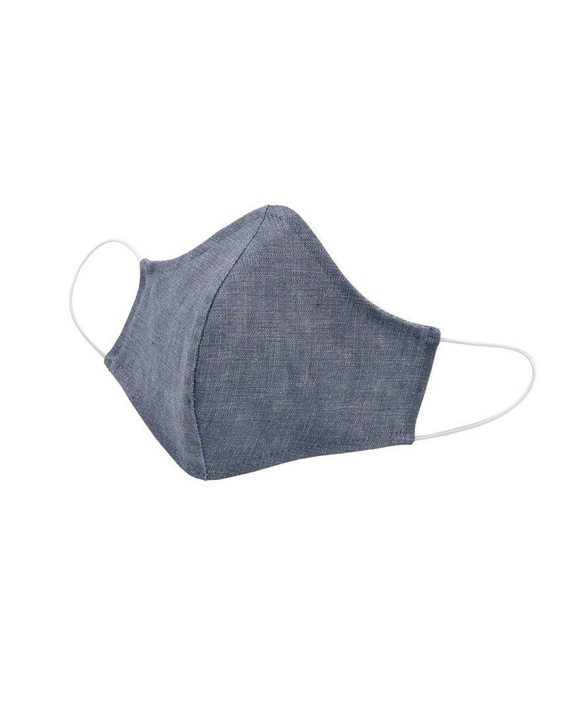 Protection Face Mask - Cotton Chambray data-zoom-image=