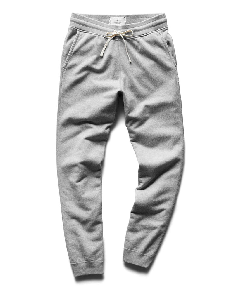 Midweight Terry Slim Sweatpant Heather Grey data-zoom-image=