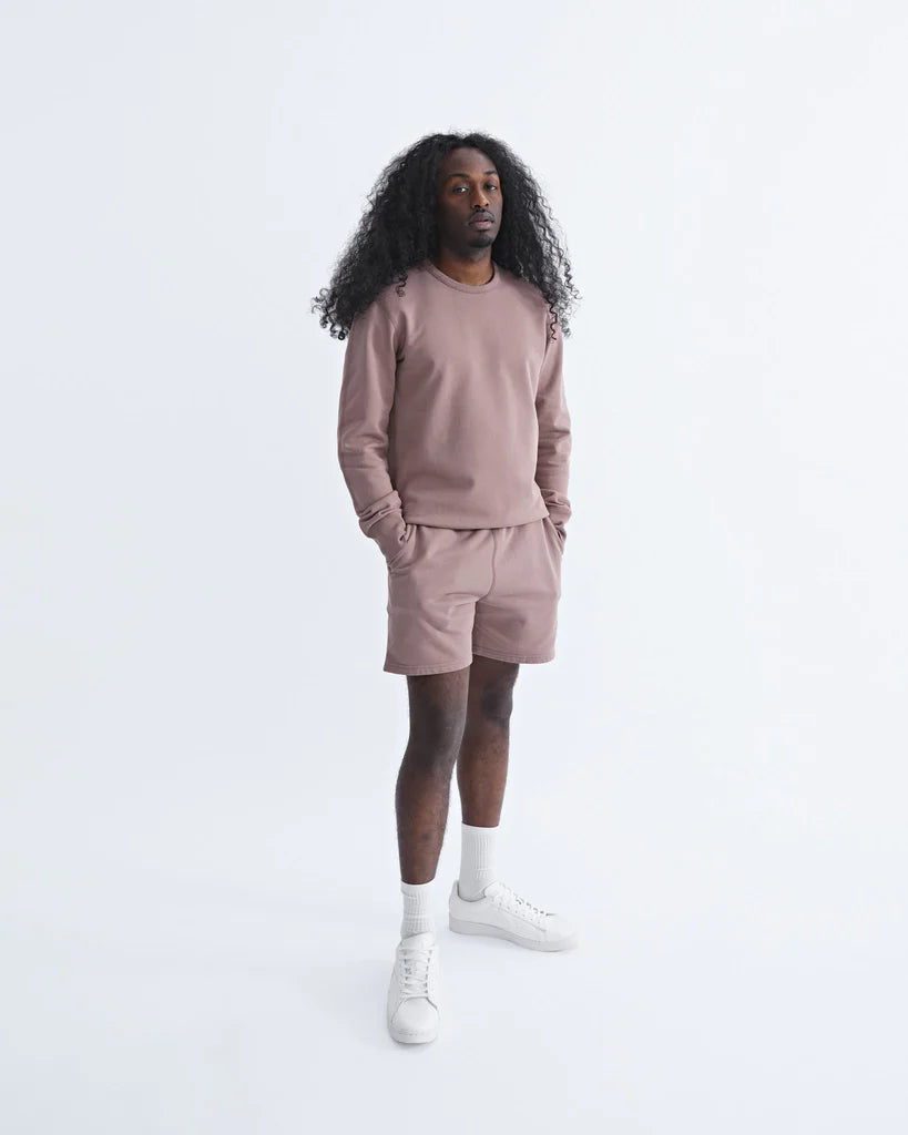 Crewneck Desert Rose Midweight Terry data-zoom-image=