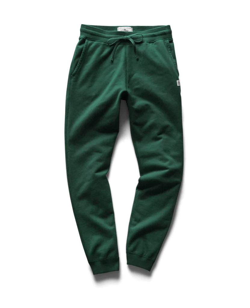Slim Sweatpant Midweight Terry British Racing Green data-zoom-image=