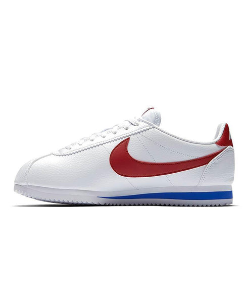 Cortez Basic Leather OG White Varsity Red Nike Bricks and Bonds