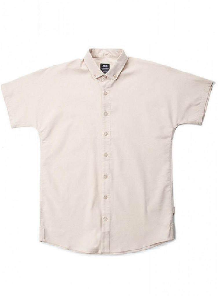 Galo Short Sleeve Buttondown Shirt Tan data-zoom-image=