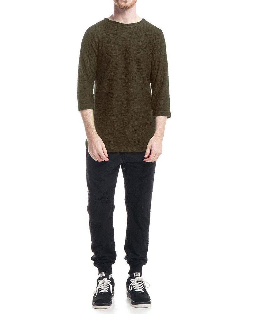 Conor Long Sleeve Tee Olive data-zoom-image=
