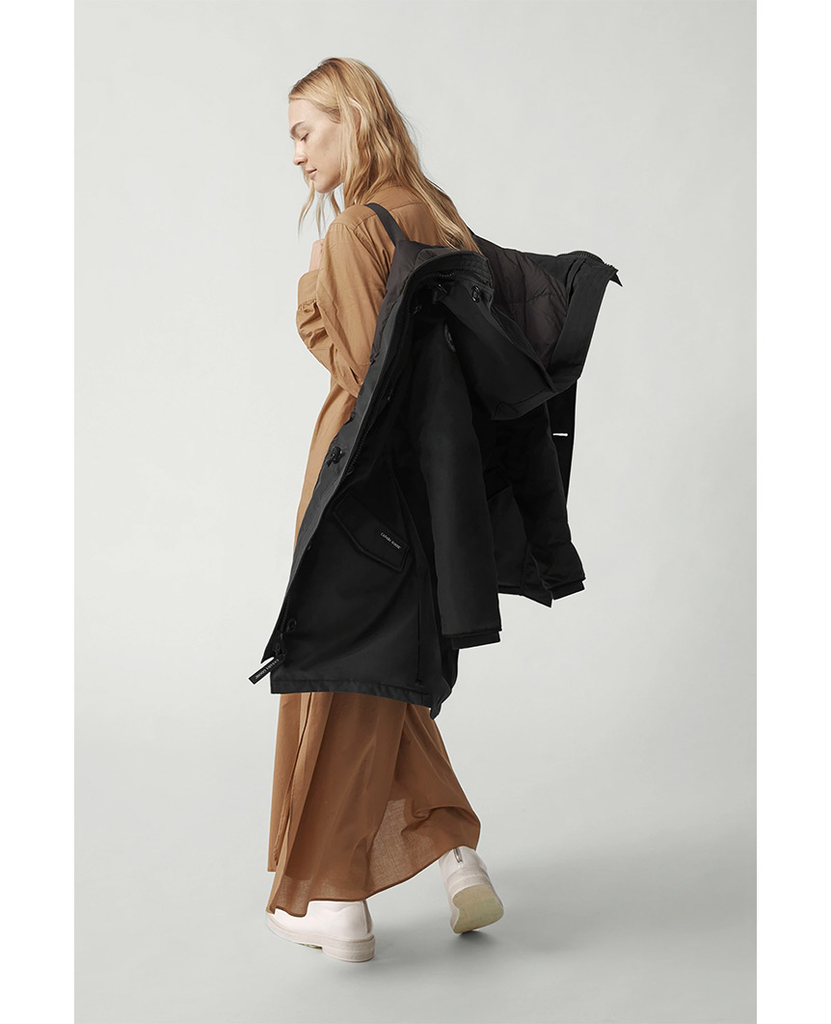 Rossclair Parka Heritage Black Womens data-zoom-image=