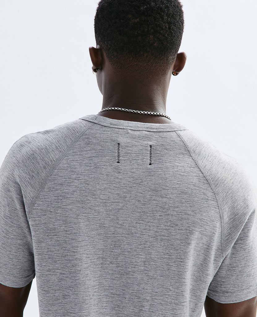 1X1 Slub T-Shirt Heather Grey data-zoom-image=
