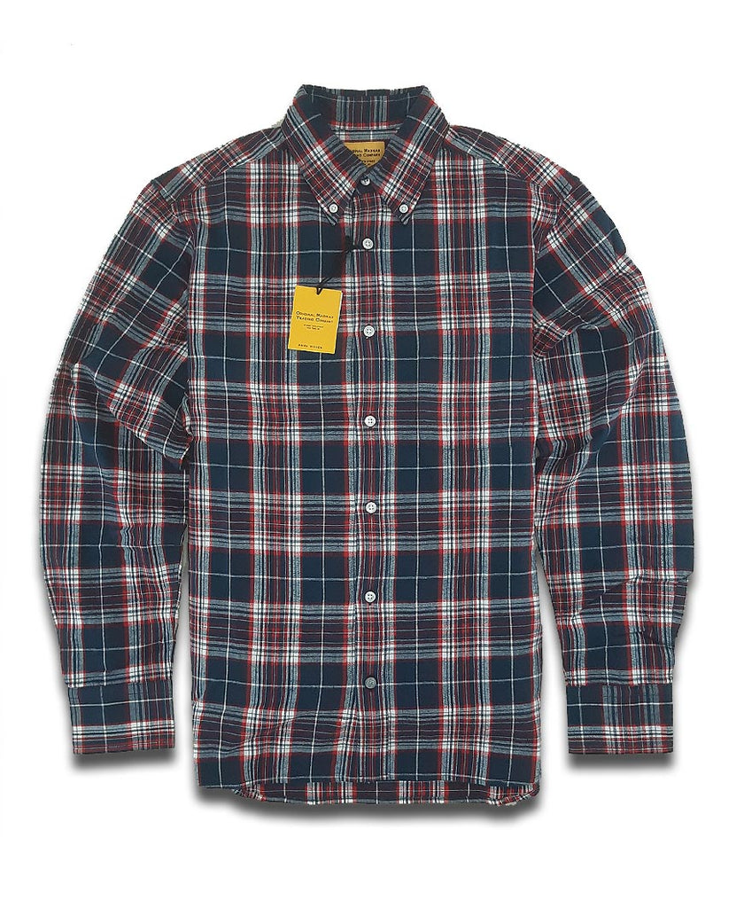 N°5 Classic Buttondown Collar LS Navy data-zoom-image=
