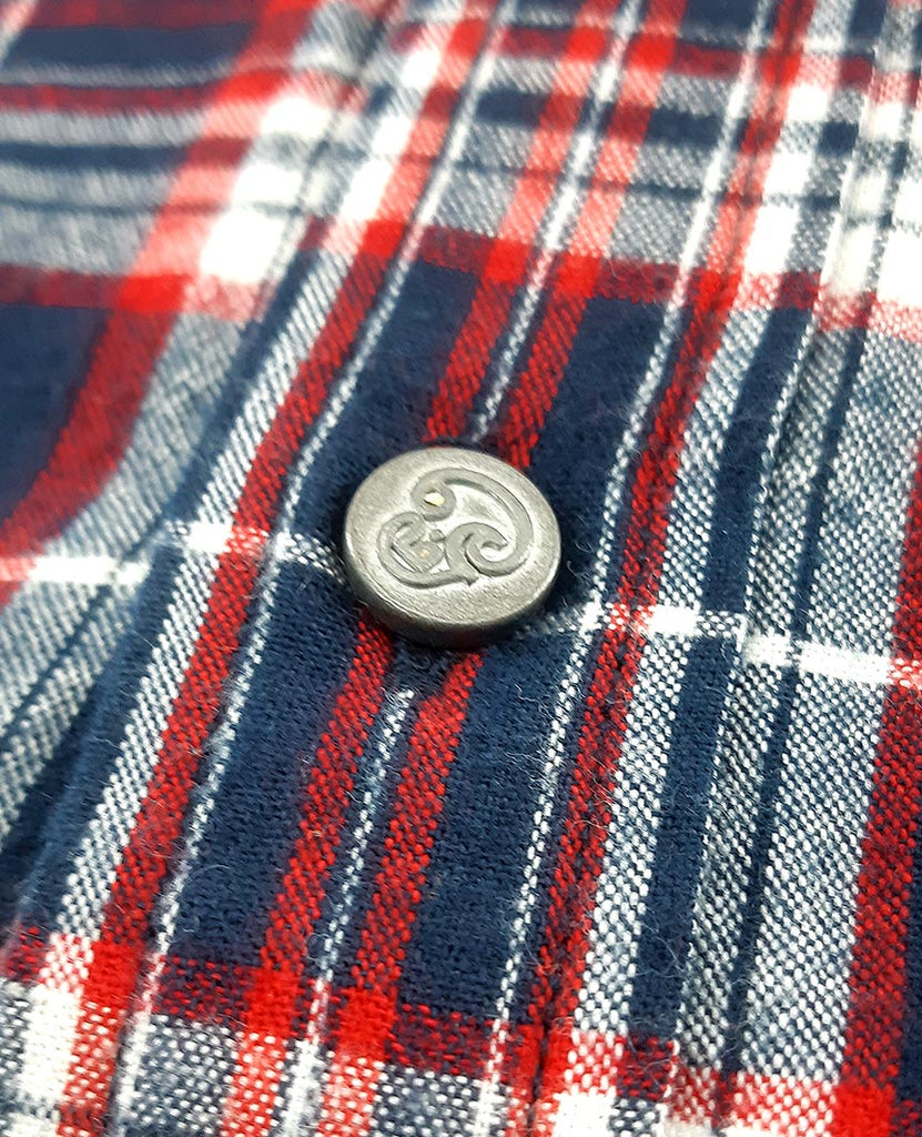 N°5 Classic Buttondown Collar LS Navy data-zoom-image=