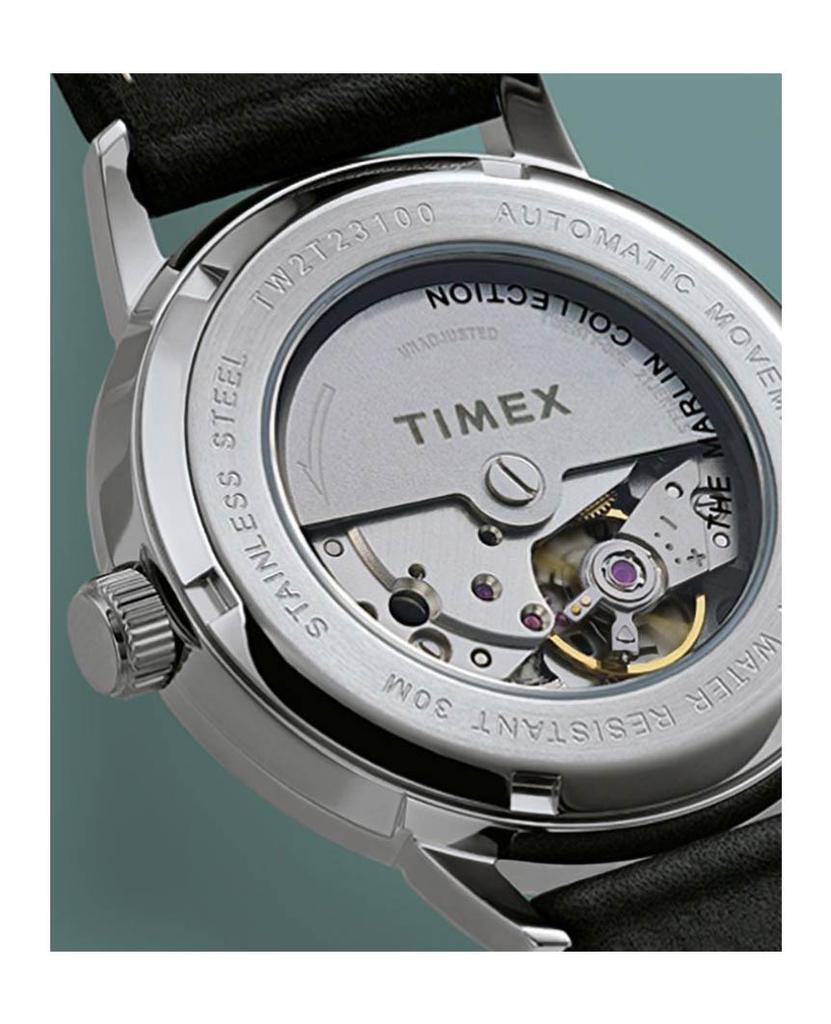 Marlin® Automatic 40mm Stainless Steel Mesh Band Watch data-zoom-image=