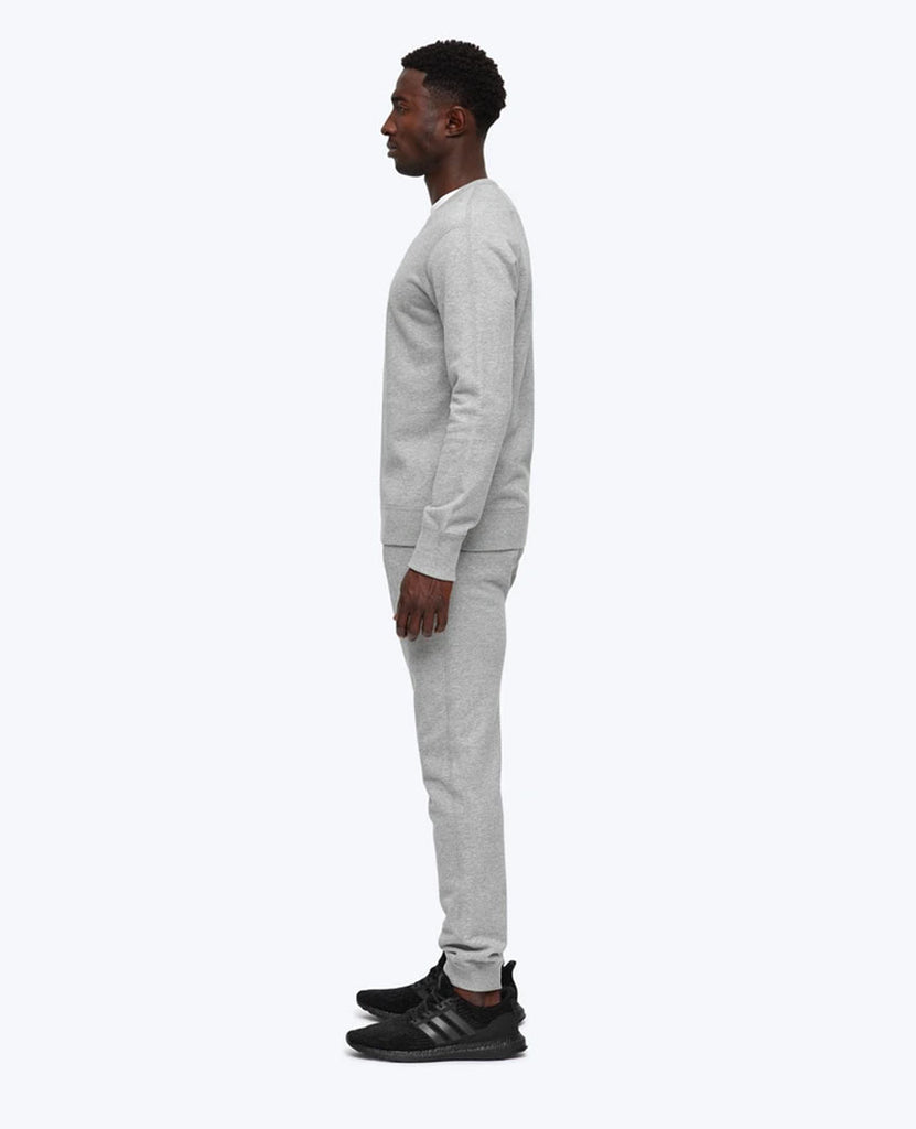 Midweight Terry Slim Sweatpant Heather Grey data-zoom-image=