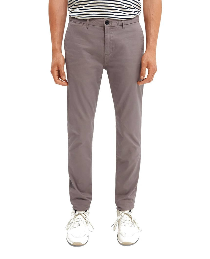 Stuart Stretch Cotton Chinos Regular Slim Fit  Grey data-zoom-image=