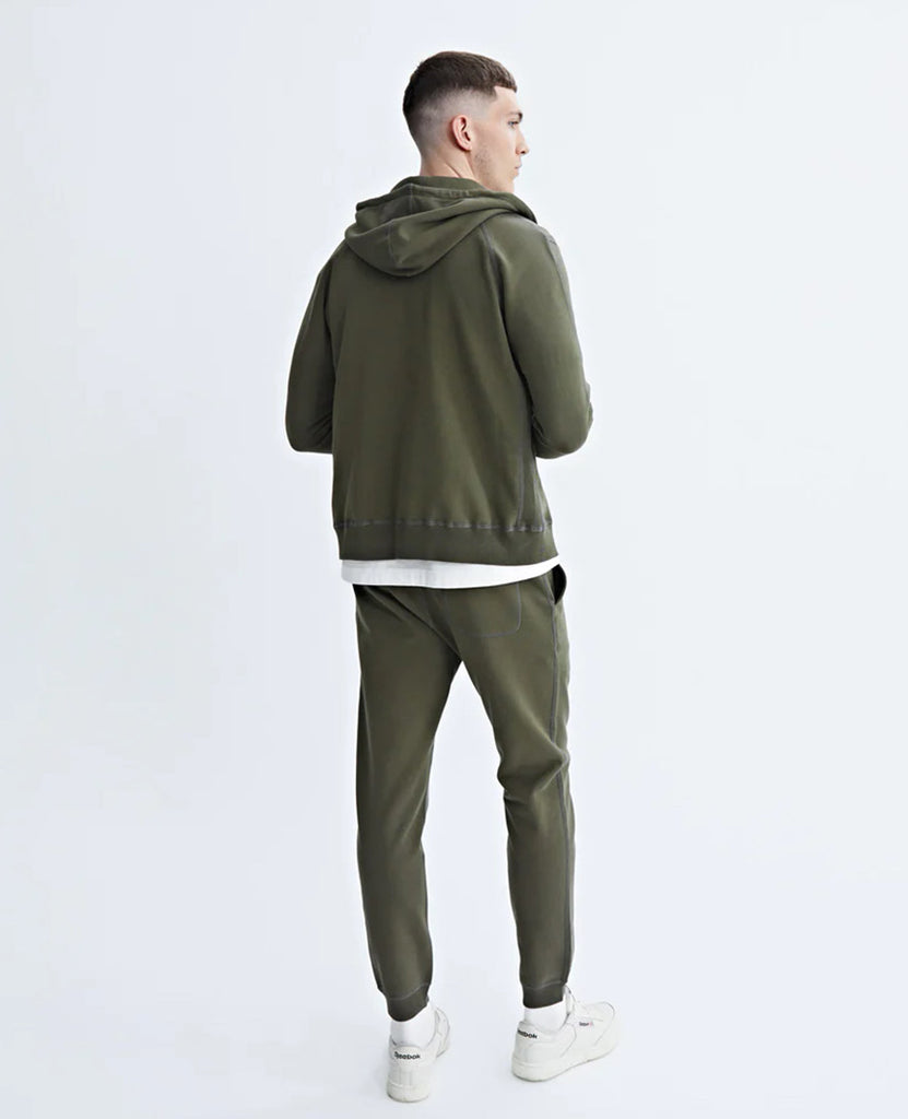 Midweight Terry Full Zip Hoodie Fir data-zoom-image=