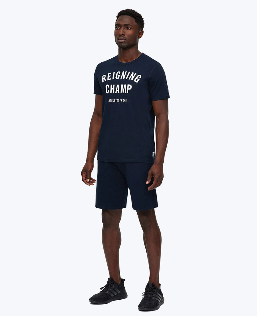 Lightweight Terry Sweatshort Navy data-zoom-image=