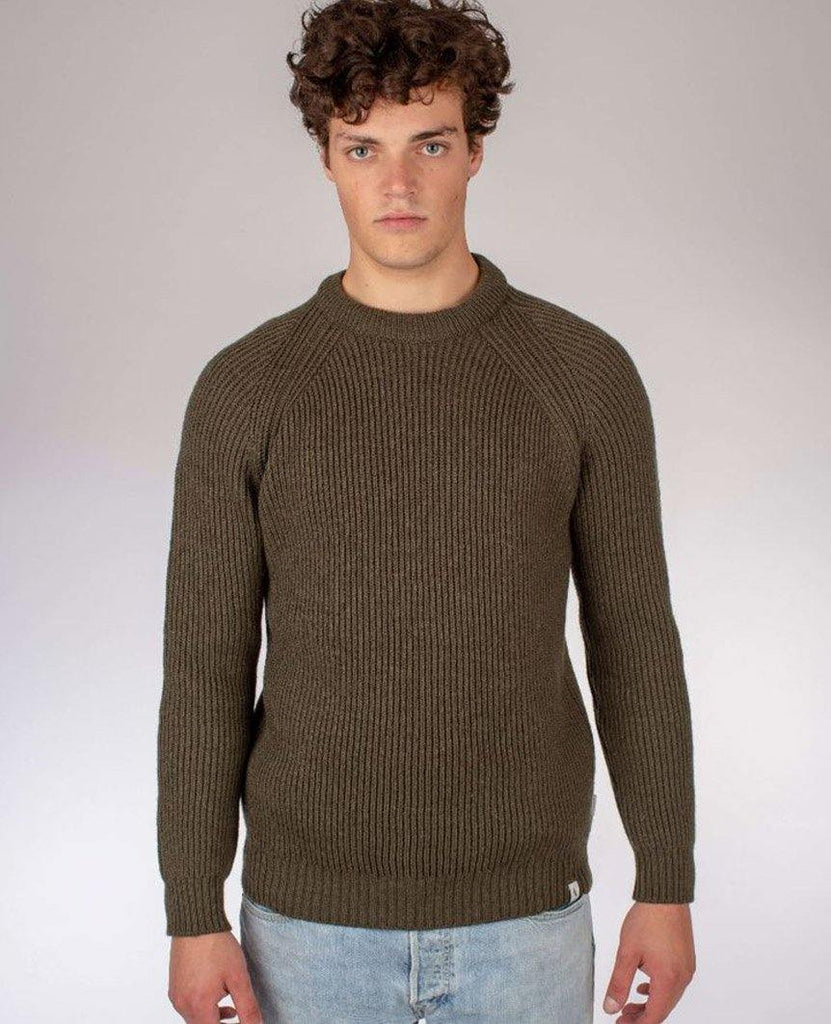 Ford Crew Sweater Olive data-zoom-image=