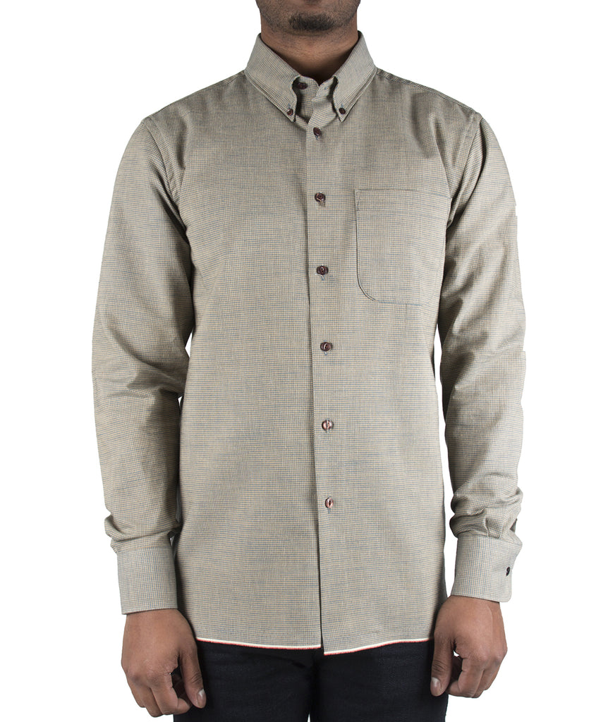 Indigo Selvedge Chambray - Selvedge Shirt data-zoom-image=