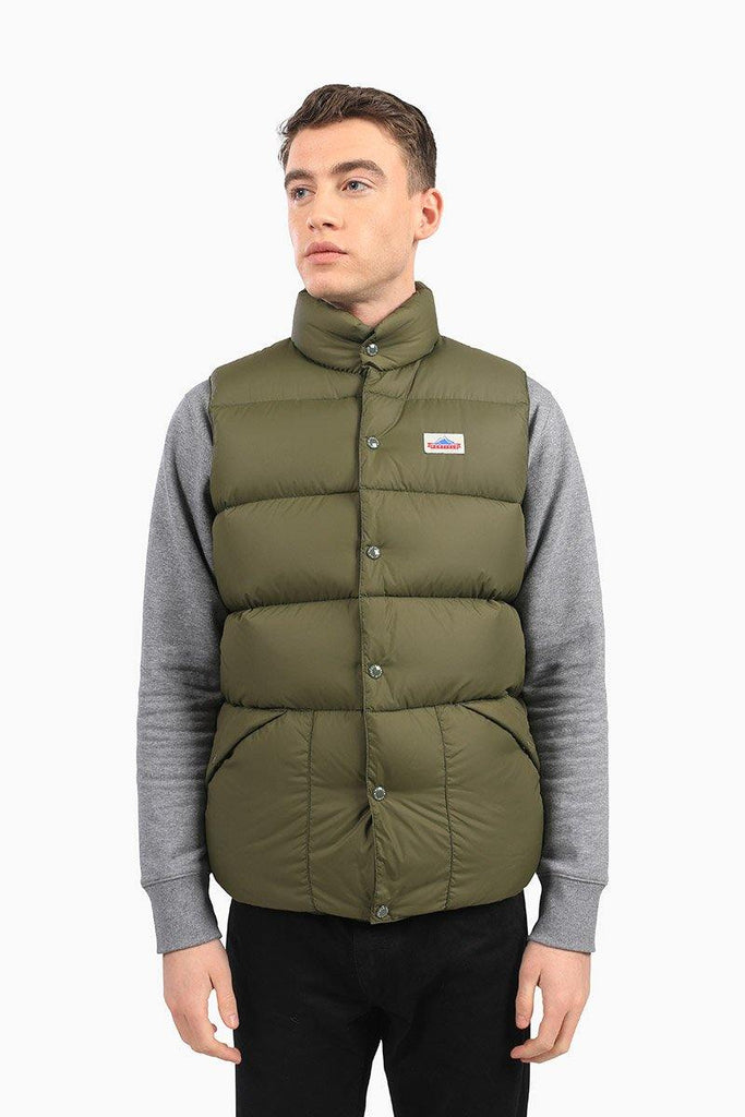 Outback Olive Down Vest data-zoom-image=