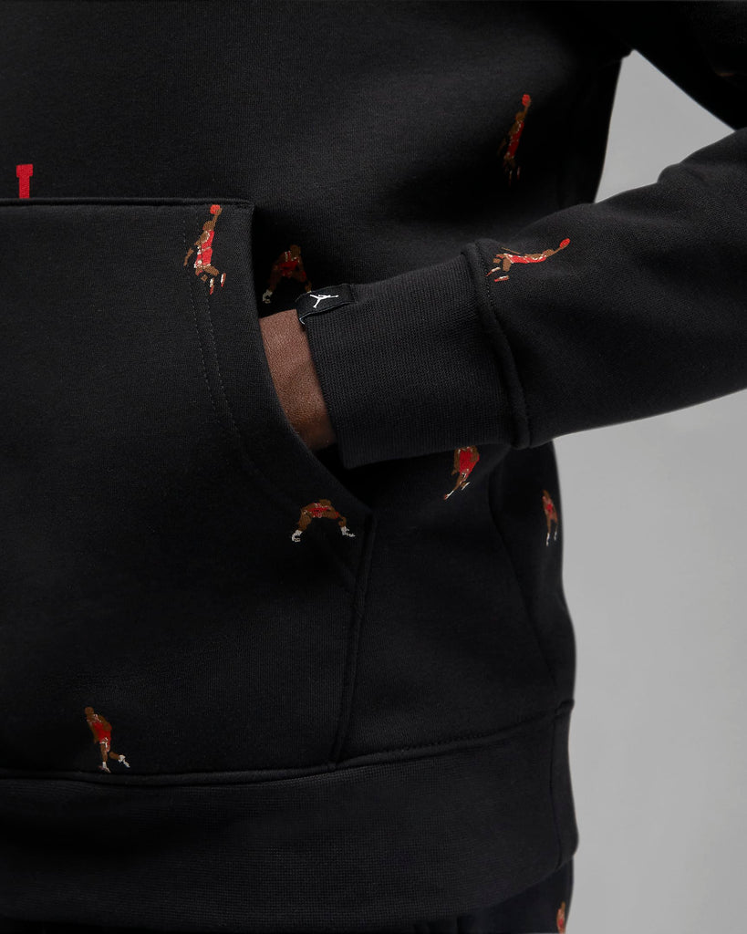 Holiday Jumpman Fleece Sweatshirt Jordan Essentials Black data-zoom-image=