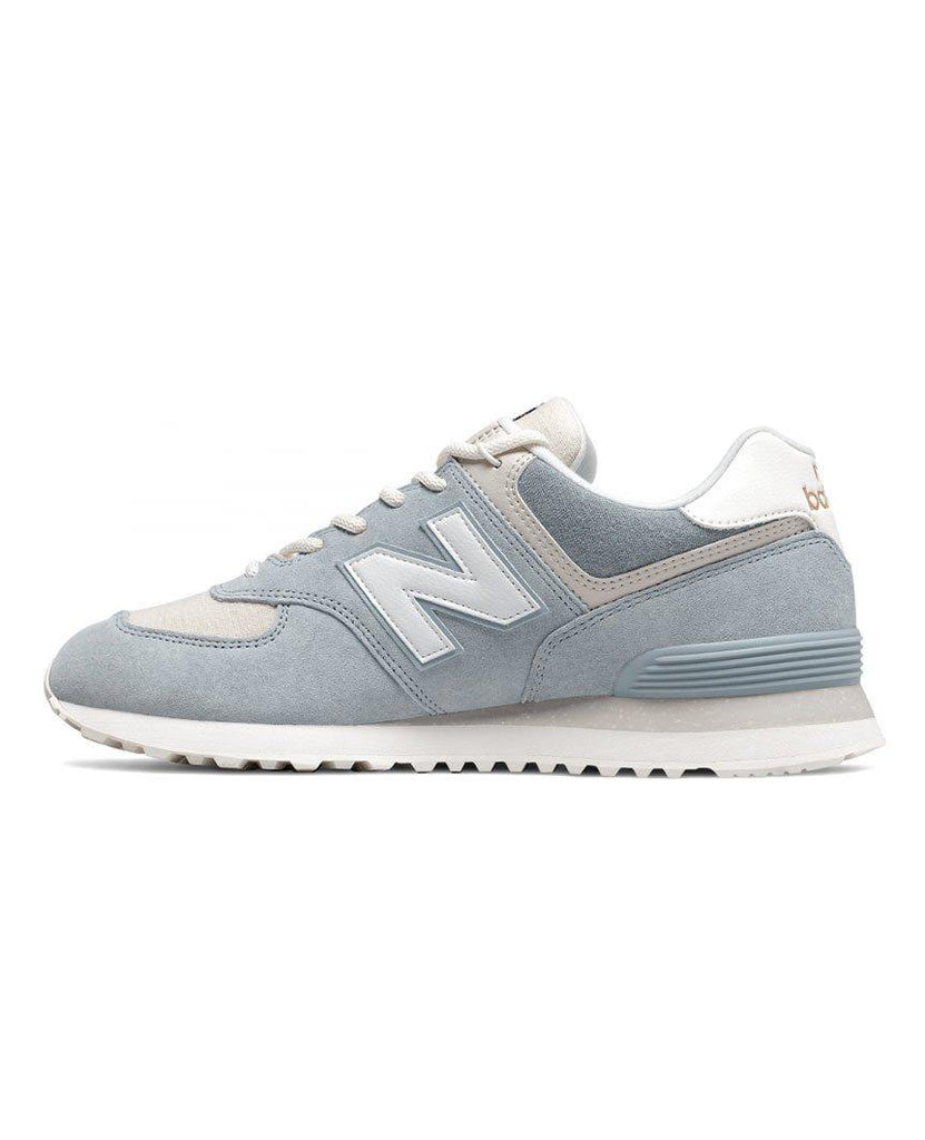 ML574SPX Suede Leather Grey Silver data-zoom-image=