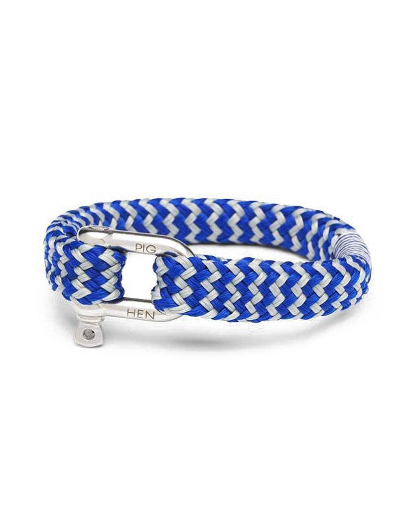 Gorgeous George 12mm Flat Rope Cobalt Light Gray Silver data-zoom-image=
