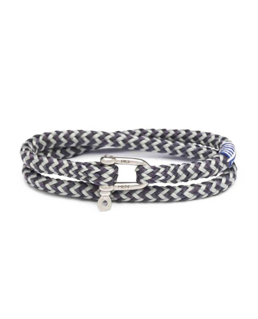 Salty Slim 4mm Round Rope Slate Gray Light Gray Silver data-zoom-image=