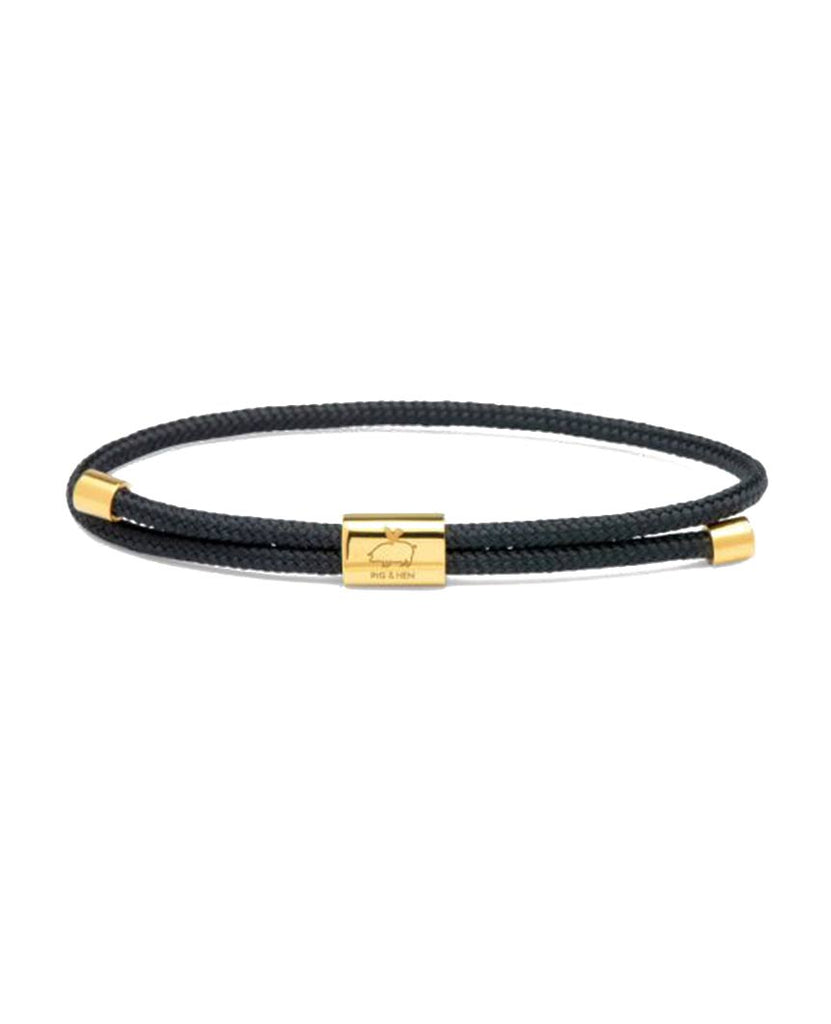 Little Lewis Navy Gold Bracelet data-zoom-image=