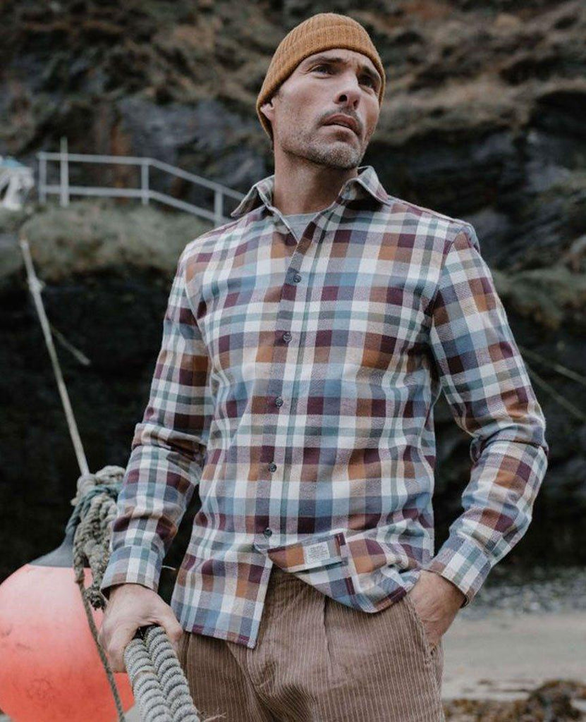 Drill Shirt Multi Check data-zoom-image=