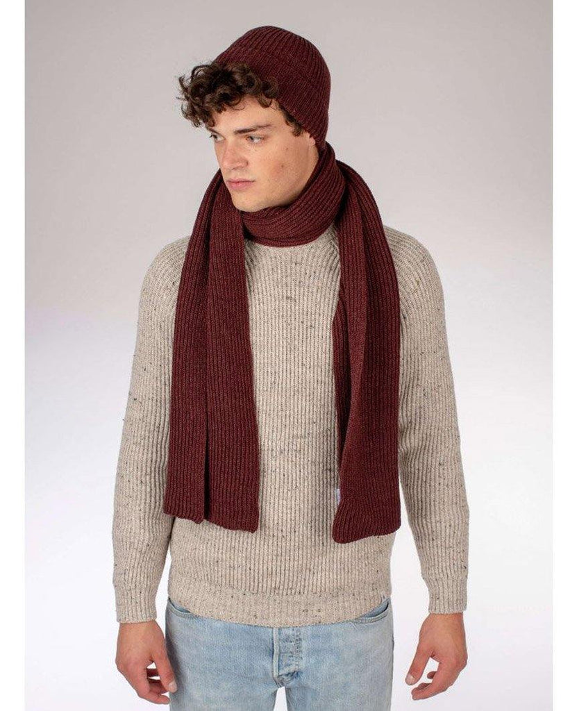 Porter Ribbed Scarf  Shiraz data-zoom-image=
