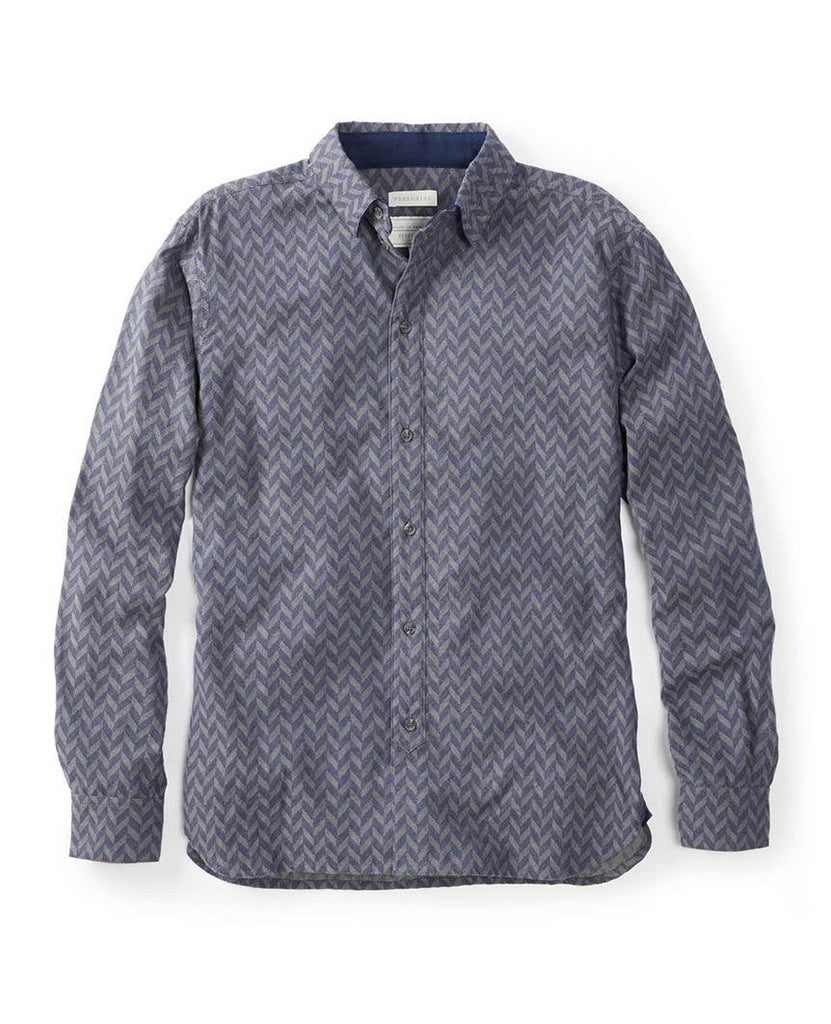 Herringbone Shirt Grey data-zoom-image=
