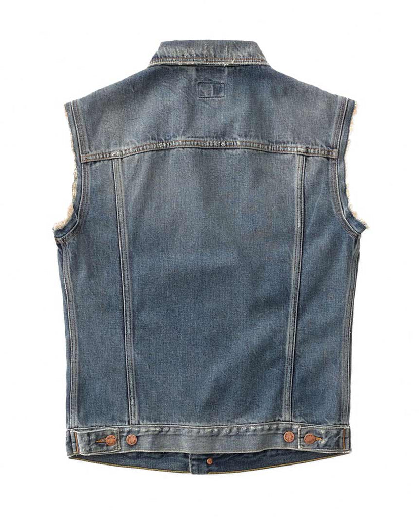 Willy Vest Shimmering Indigo Denim data-zoom-image=
