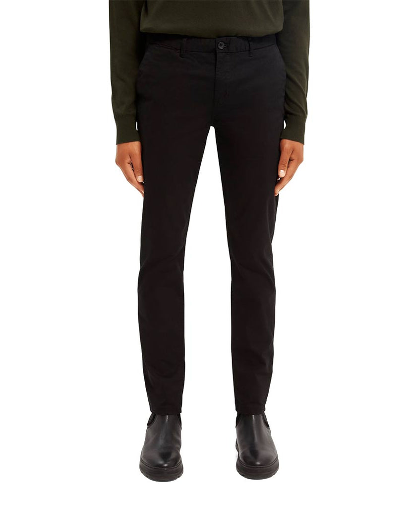 Stuart Stretch Chinos Regular Slim Fit Black data-zoom-image=