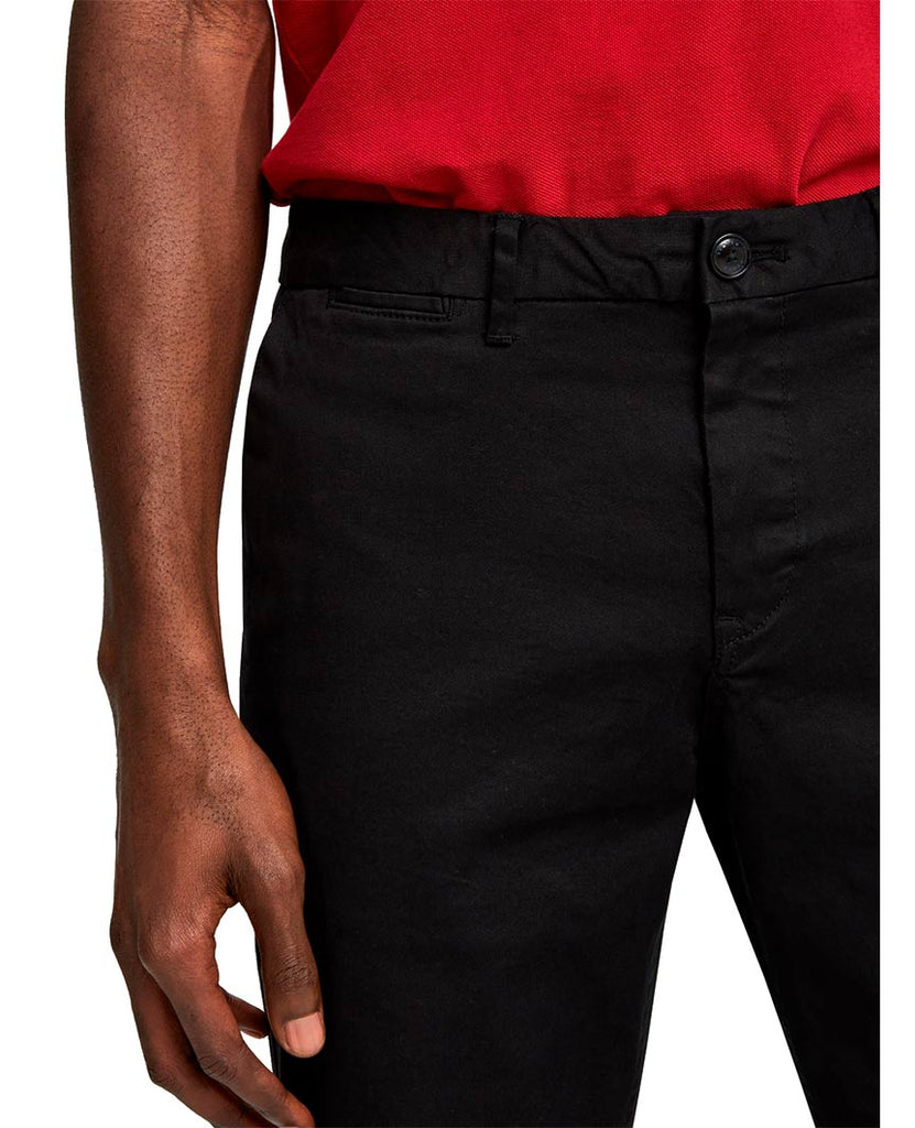 Stuart Stretch Chinos Regular Slim Fit Black data-zoom-image=