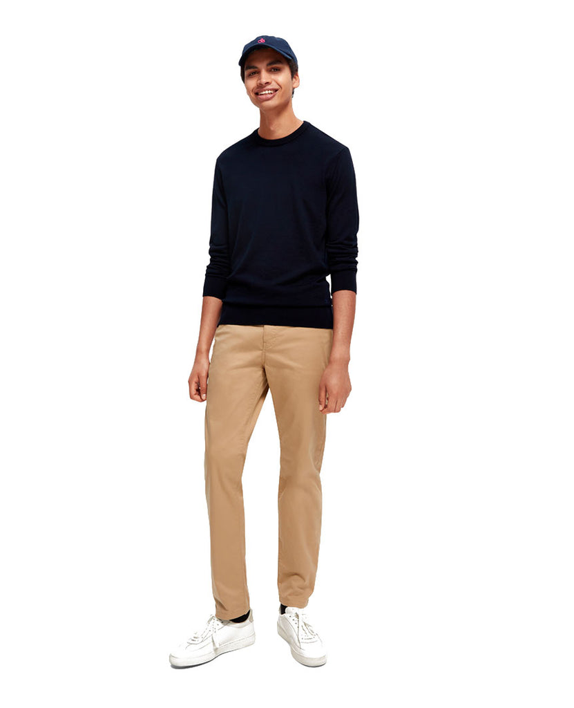 Stuart Stretch Chinos Regular Slim Fit Sand data-zoom-image=