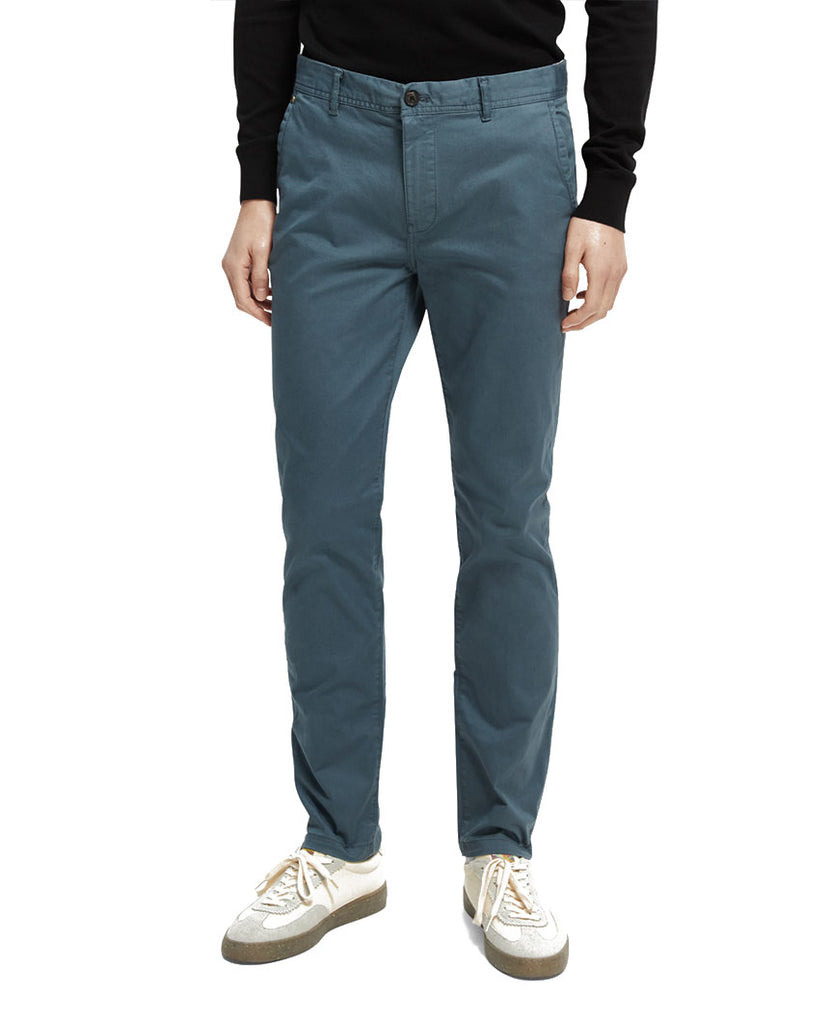 Stuart Stretch Chinos Regular Slim Fit Steel data-zoom-image=