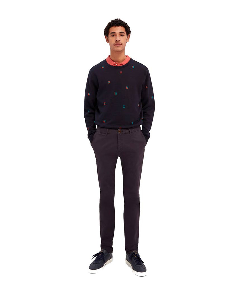 Stuart Stretch Chinos Regular Slim Fit Night data-zoom-image=