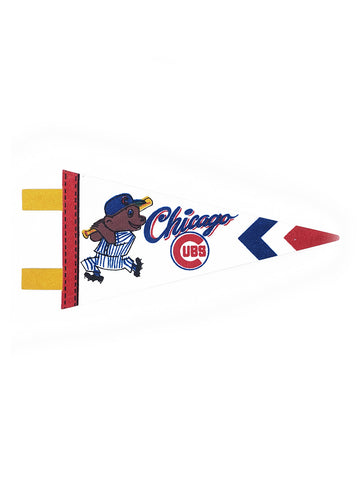 Chicago Cubs Vintage MLB Mini Pennant 9"x4” Felt Banner Flag
