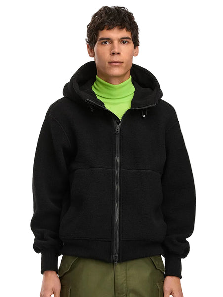 Chilliwack Fleece Bomber Black Label in Black