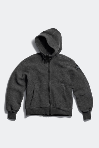 Chilliwack Fleece Bomber Black Disc Anchor Grey