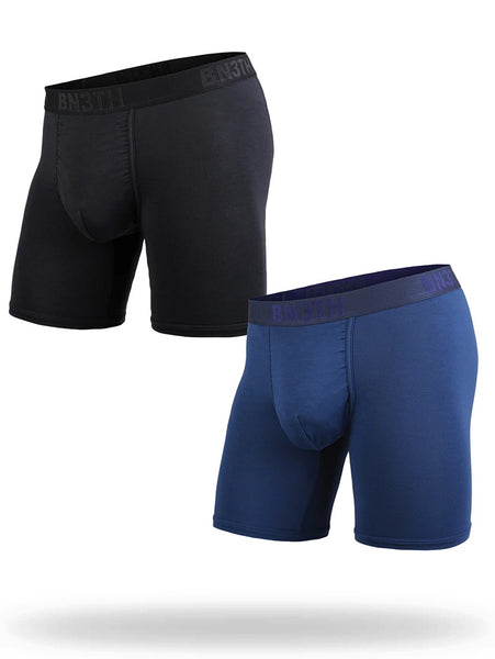 Classic Boxer Brief 2 Pack Black Navy
