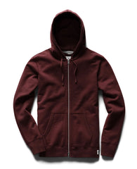Midweight Terry Zip Hoodie Crimson | Reigning Champ | Bricks and Bonds