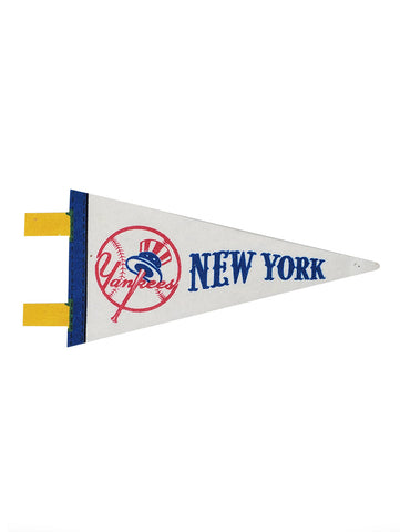 New York Yankees Vintage MLB Mini Pennant 9"x4” Felt Banner Flag