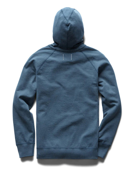 Light weight Terry Pullover Hoodie Washed Blue
