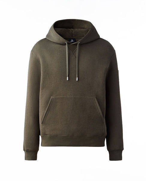 KRYS Pullover Hoodie with Velvet Embroidery Army