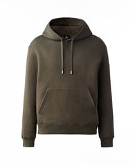 【関税・送料込】MACKAGE Krys Velvet フード付ロゴ刺繍パーカー MACKAGE KRYS VELVET EMBROIDERY HOODIE - CREAM | Platinum