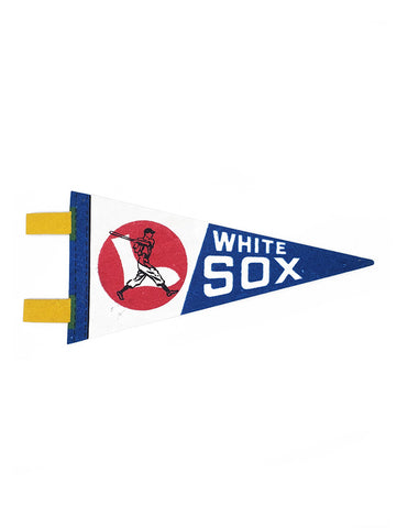 Chicago White Sox Vintage MLB Mini Pennant 9"x4” Felt Banner Flag