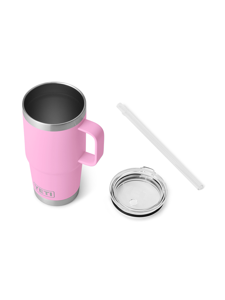 Rambler® 739 ML Straw Mug with Straw Lid Power Pink